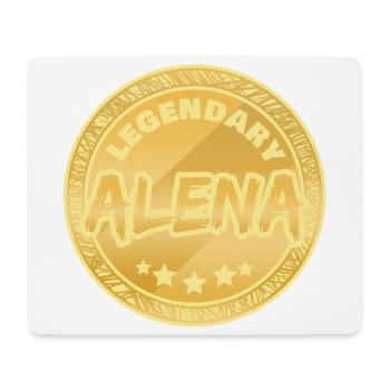 Geschenkidee Alena - Mousepad (Querformat) - Weiß - Vorne
