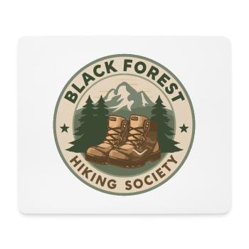 Black Forest Hiking Society - Mousepad (Querformat) - Weiß - Vorne