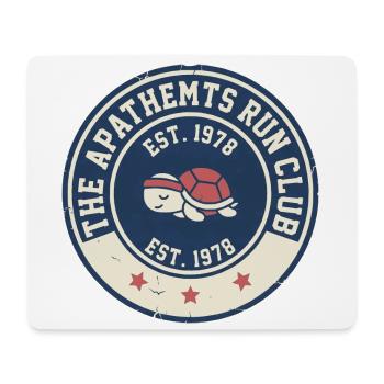 Vintage Turtle Run Club Logo 1978 - Mousepad (Querformat) - Weiß - Vorne