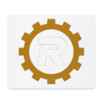 REVOLT™ DEUTSCHLAND GOLD GEAR EDITION - Mousepad (Querformat) - Weiß - Vorne