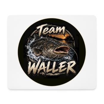 Team Waller - Mousepad (Querformat) - Weiß - Vorne