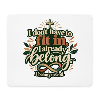 Gottes Kind - Mousepad (Querformat) - Weiß - Vorne