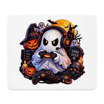 Halloween Gamer Geist: Hol dir den Style jetzt! - Mousepad (Querformat) - Weiß - Vorne