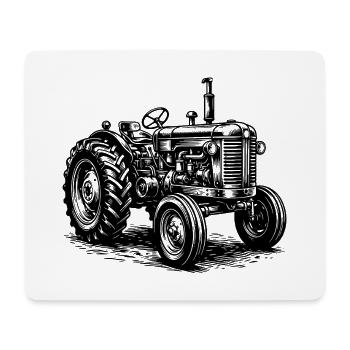 Traktor / Traktor / Traktor - Mousepad (Querformat) - Weiß - Vorne
