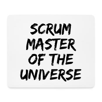 SCRUM MASTER OF THE UNIVERSE AGILE TEAM - Mousepad (Querformat) - Weiß - Vorne