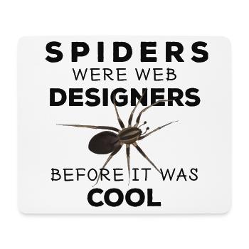 Nothing to fear but fear itself - Spinnen Angst - Mousepad (Querformat) - Weiß - Vorne