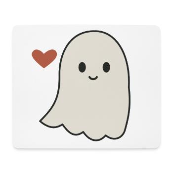 Halloween Geist Damen - Mousepad (Querformat) - Weiß - Vorne