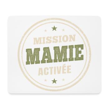 Oma-Mission aktiviert | Zukünftige Großmutter - Mousepad (Querformat) - Weiß - Vorne