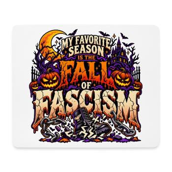 Unheimlicher Fall des Faschismus - Mousepad (Querformat) - Weiß - Vorne
