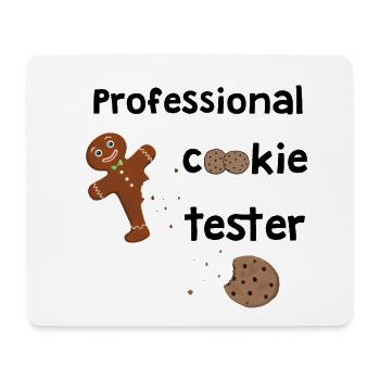 Professional Cookie Tester - Lebkuchenmann - Mousepad (Querformat) - Weiß - Vorne