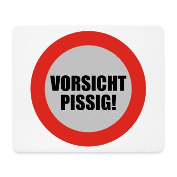 Vorsicht pissig | bösartig | übel | schelcht - Tapis de souris (format paysage) - blanc - Devant