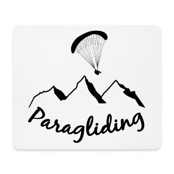 Paragliding - Mouse Pad (horizontal) - white - Front