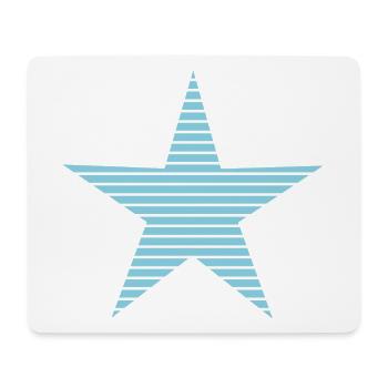 STERN. STERNE. STERN. FEST. JAHRESTAG. WEIHNACHTEN - Mousepad (Querformat) - Weiß - Vorne