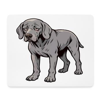 Weimaraner Weimaranerbesitzer Weimaranerliebhaber - Mousepad (Querformat) - Weiß - Vorne