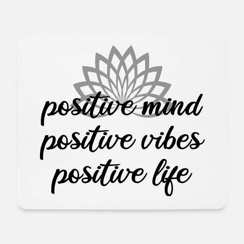 Lotus flower - Mouse Pad (horizontal) - white