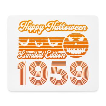 Halloween Kürbis Geburtstag Jahr 1959 Vintage - Mousepad (Querformat) - Weiß - Vorne