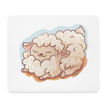 Come what wool. - Mouse Pad (horizontal) - white - Front