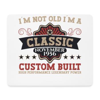 Classic November 1956 - 66th birthday gift - Mouse Pad (horizontal) - white - Front
