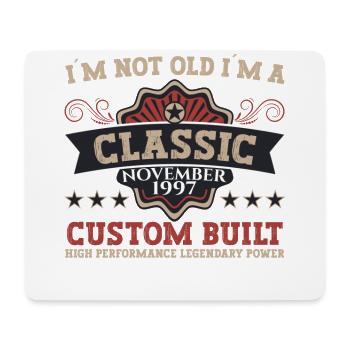 Classic November 1997 - 25th Birthday Gift - Mouse Pad (horizontal) - white - Front