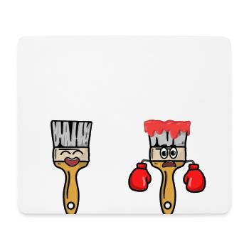 Teachers at the beginning and end of the year - Mouse Pad (horizontal) - white - Front
