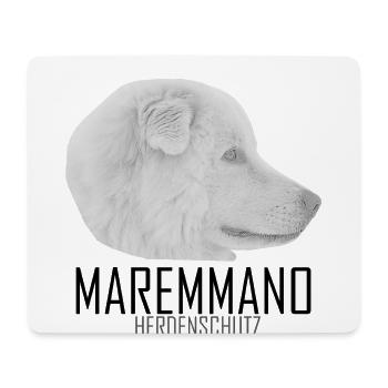 MAREMMANO ABRUZZESE - Herd protection - Mouse Pad (horizontal) - white - Front