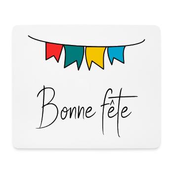 HAPPY FATHER'S DAY. DAD. FATHER'S DAY. FATHER - Mouse Pad (horizontal) - white - Front