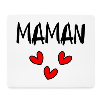 MOM. MOTHER'S DAY. HEART. FEAST. HAPPY BIRTHDAY - Mouse Pad (horizontal) - white - Front