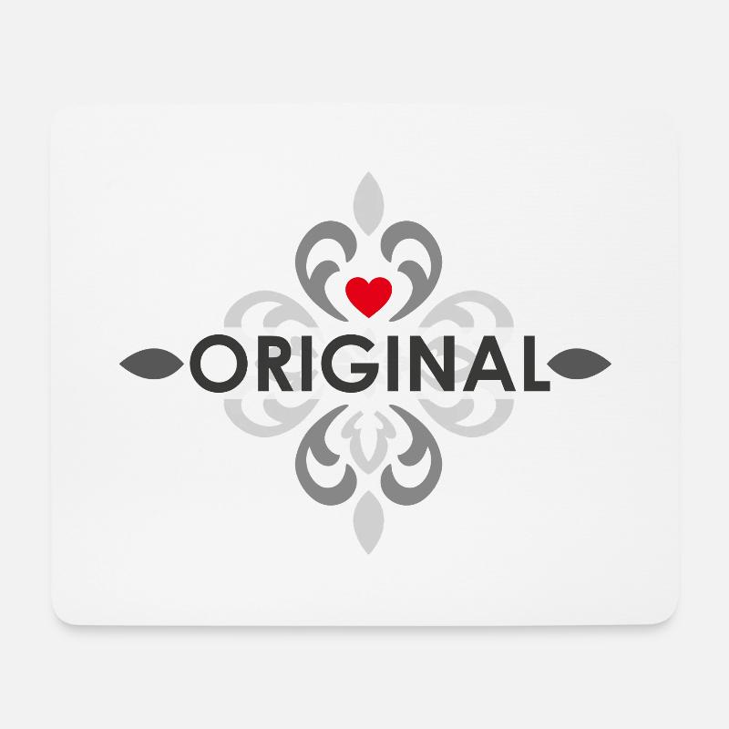 Original - Mousepad (Querformat) - Weiß