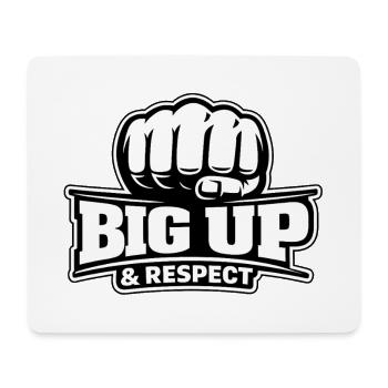 Night & Day Big Up & Respect - Mouse Pad (horizontal) - white - Front