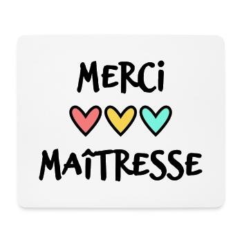 MISTRESS. THANK YOU. THANK YOU MISTRESS - Mouse Pad (horizontal) - white - Front
