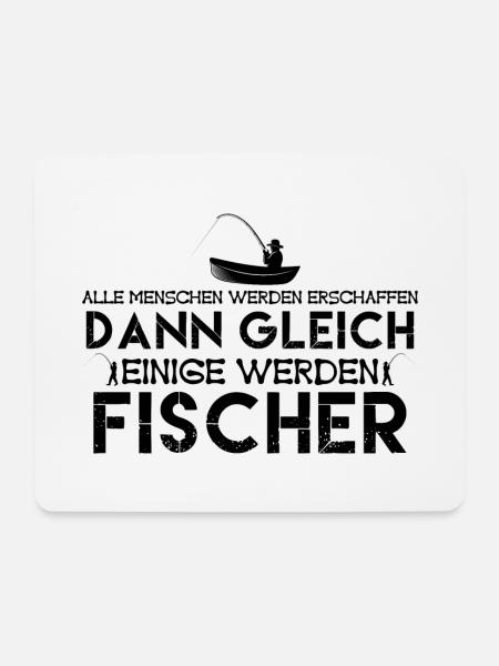 Fischer | werden fischer. fischer - Mousepad (Querformat) - Weiß