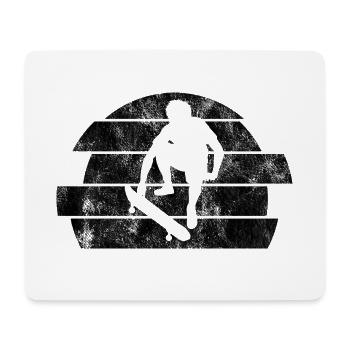 Skateboarder Skateboard Skater Skate Skateing - Mouse Pad (horizontal) - white - Front