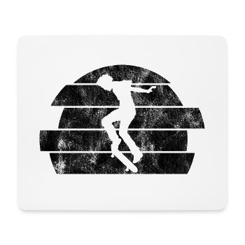 Skateboarder Skateboard Skater Skate Skateing - Mousepad (Querformat) - Weiß - Vorne