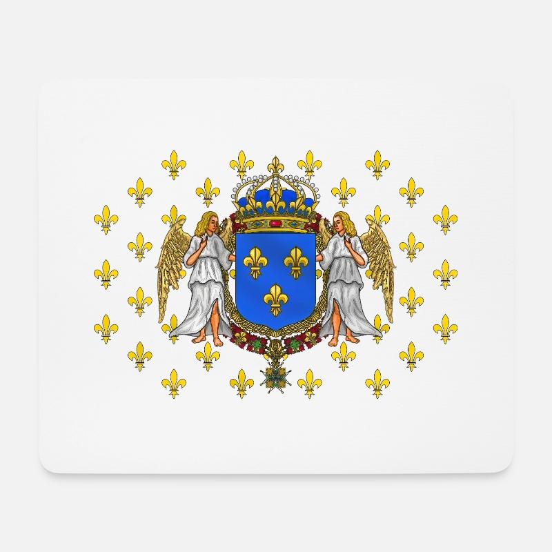 Frankreich Royalist - Mousepad (Querformat) - Weiß