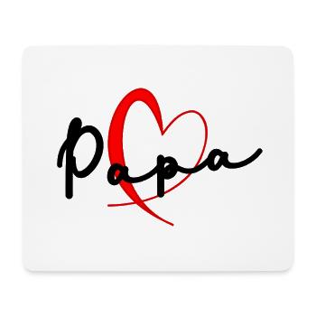 DAD. FATHER'S DAY. HAPPY FATHER'S DAY. HAPPY BIRTHDAY. - Mouse Pad (horizontal) - white - Front
