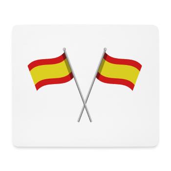 Spanische Flagge - Mousepad (Querformat) - Weiß - Vorne