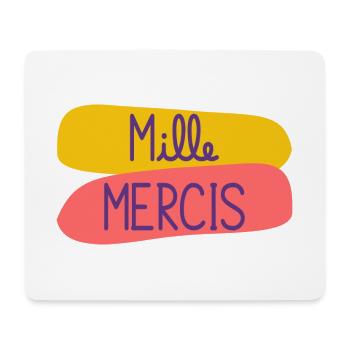 MISTRESS. MASTER. THANK YOU. THANK YOU MISTRESS - Mouse Pad (horizontal) - white - Front