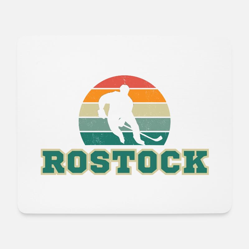 Rostock, meine Stadt! - Mousepad (Querformat) - Weiß