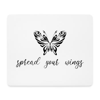 wing - Mouse Pad (horizontal) - white - Front