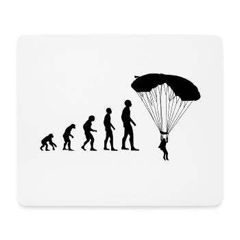 Fallschirmspringer Fallschirm Fallschirmspringen - Mousepad (Querformat) - Weiß - Vorne