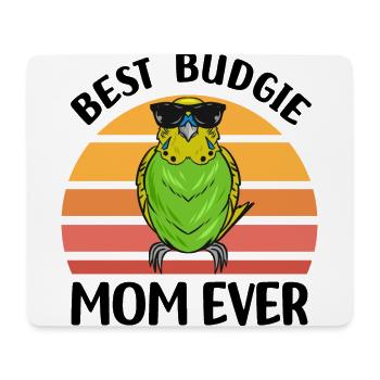 Wellensittich - Mousepad (Querformat) - Weiß - Vorne