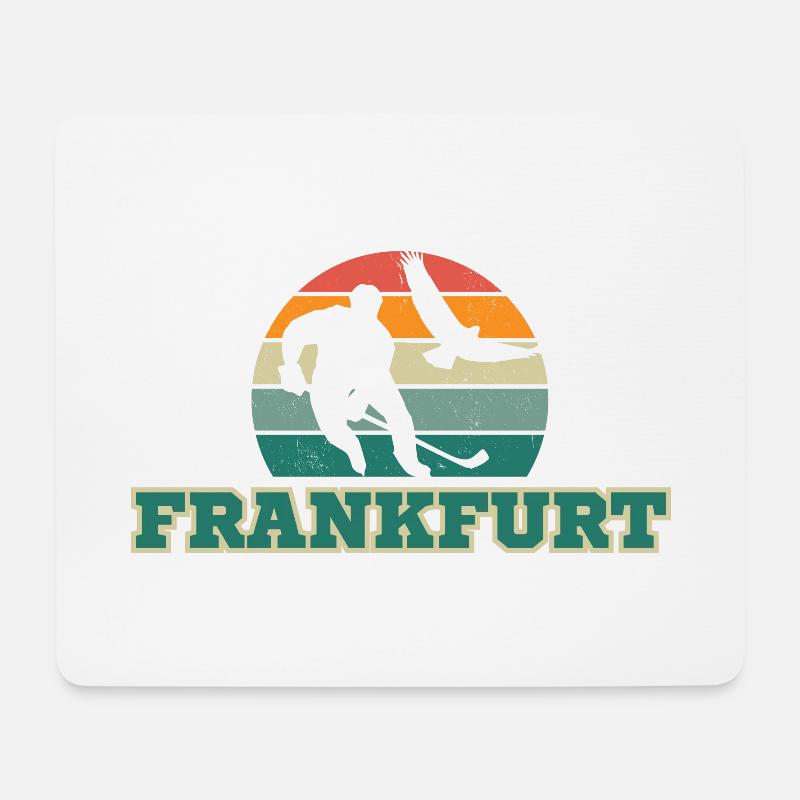 Frankfurt, meine Stadt! - Mousepad (Querformat) - Weiß