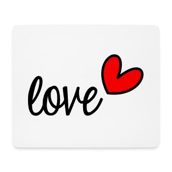 VALENTINSTAG. Junggesellinnenabschied. ICH LIEBE DICH. ICH LIEBE DICH. LIEBE - Mousepad (Querformat) - Weiß - Vorne