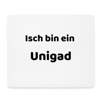 Unikat auf Sächsisch - Mousepad (Querformat) - Weiß - Vorne