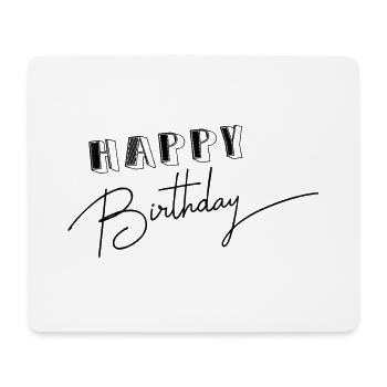 ALLES GUTE ZUM GEBURTSTAG. JAHRESTAG. - Mousepad (Querformat) - Weiß - Vorne