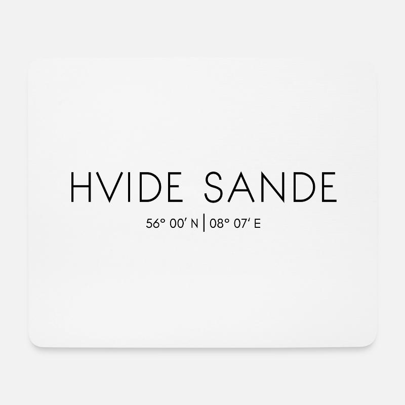 Hvide Sande, Dänemark - Mousepad (Querformat) - Weiß