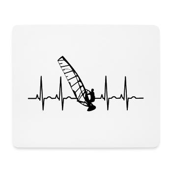 Windsurfing Surfing Windsurfer ECG Windsurfing - Mouse Pad (horizontal) - white - Front