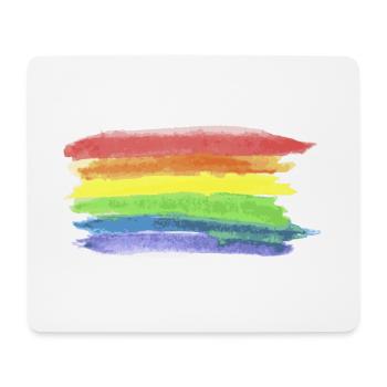LGBT Flag Rainbow Flag Pride Gay Gay - Mouse Pad (horizontal) - white - Front