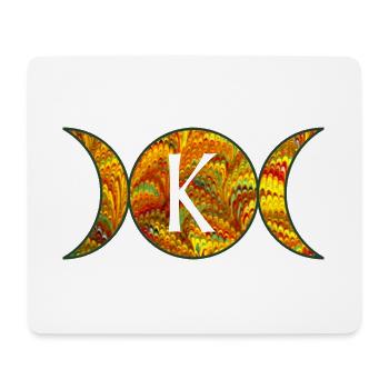 mondphasen e 38 k - Mousepad (Querformat) - Weiß - Vorne