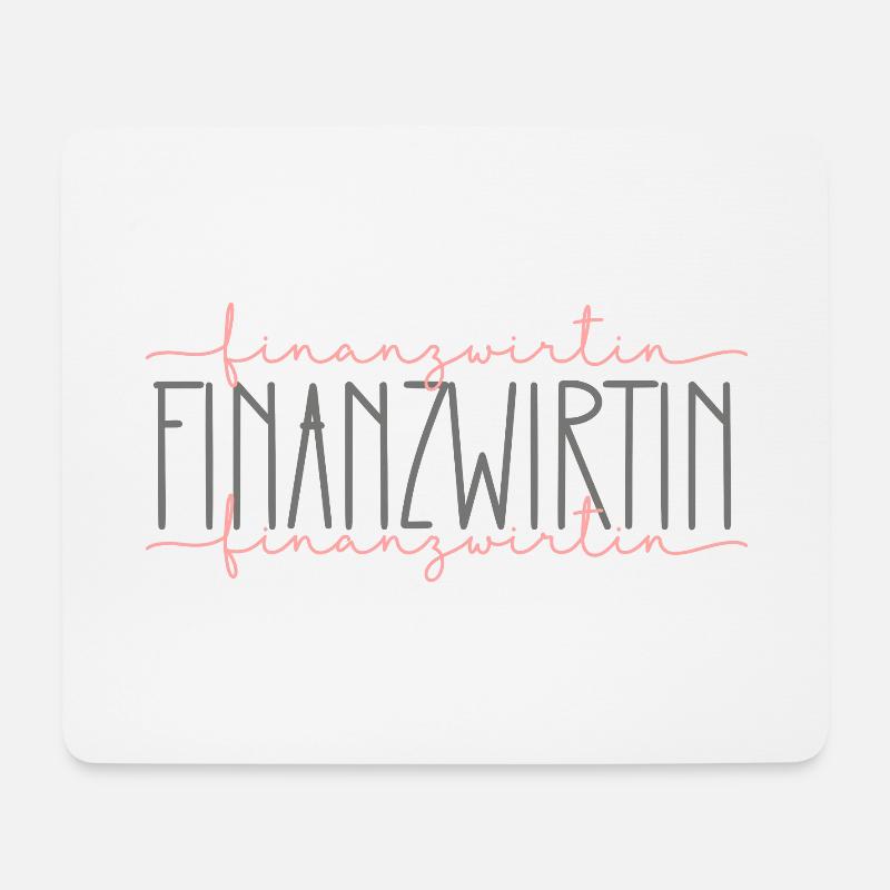 Finanzwirtin Geschenk Finanzamt Beruf - Mousepad (Querformat) - Weiß
